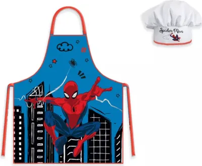 Produktbild von Spiderman Keukenschort voor Kinderen met Koksmuts