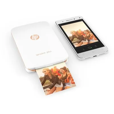 Image de Imprimante photo HP Sprocket Plus 2FR85A, blanche