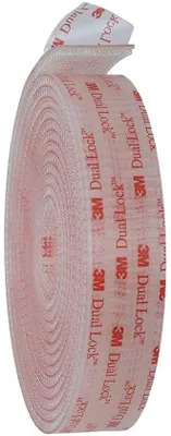 Produktbild von Dual Lock SJ3560 Klebeband Dünn Hochleistung Klebeband Wasserfest Entfernungsfähig Kein Klebrest (25,4 mm x 1 m)
