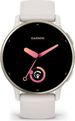 Produktbild von Smartwatch, GARMIN Vivoactive 5, 30,4 mm (1,2 Zoll), WiFi, Creme Gold mit Beige Armband
