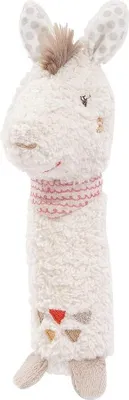 Produktbild von Stabgreifling Lama – Greifling zum Rasseln, Quietschen & Fühlen