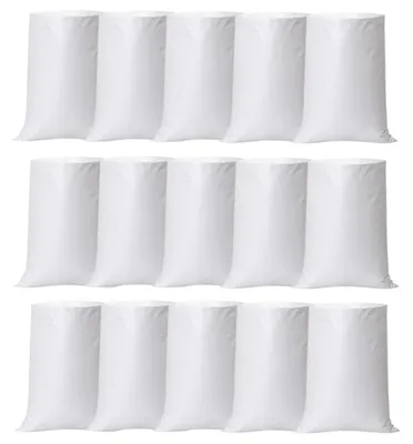 Image de 15 sacs tissés en polypropylène, dimensions 60 x 105 cm