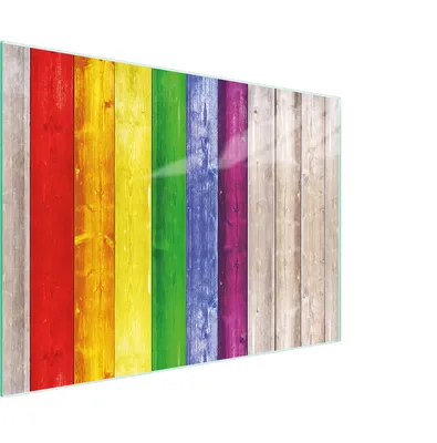 Produktbild von Schneidebrett Herdabdeckplatte Multiglasschneidplatte 30x22 cm Holz Bunt