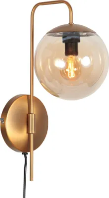 Immagine prodotto di Steinhauer - lampada da parete - Bollique - bronzo - vetro metallo - lampada da letto - E14 - 4609BR