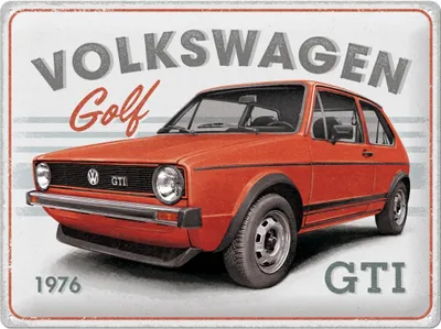 Produktbild von Nekupto Cedule 30x40 VW Golf GTI 1976 NA23341