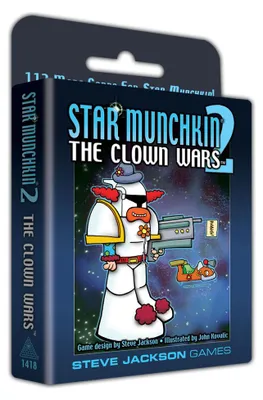 Zdjęcie produktu dla Star Munchkin 2: Clown Wars – dodatek do gry karcianej – wydanie angielskie