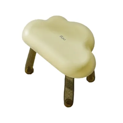 Imagen del producto de Taburete transparente pequeño, taburete infantil bajo para sala de estar, color verde
