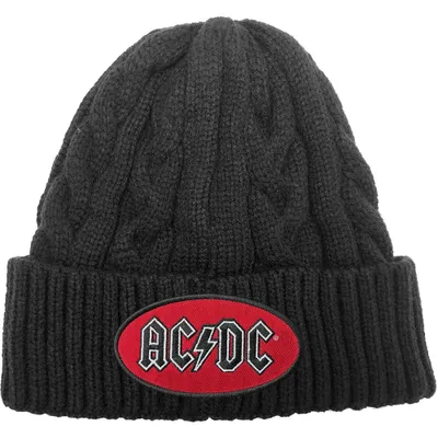 Produktbild von AC/DC - Oval Logo Uni Mütze Hut - schwarz