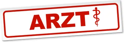 Produktbild von PantherPixel Arzt Magnetschild Auto Ärzte Notdienst Einsatz Notfall Magnetfolie Geschenkidee 45 x 12 cm STANDARDFARBFOLIEN