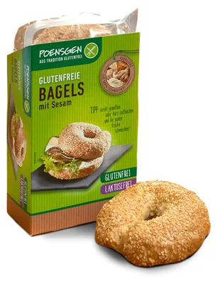 Zdjęcie produktu dla Bajgle z sezamem bezglutenowe 150g