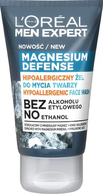 Produktbild von Loreal Men Expert Hypoallergenes Gesichtsreinigungsgel Magnesium Defence 100ml