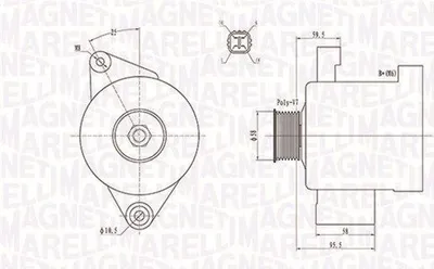 Produktbild von Lichtmaschine Generator 80A