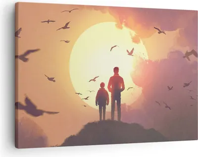 Produktbild von Bild auf Leinwand - Leinwandbild - Erde Planet - 70x50cm - Wand Bild - Wanddeko - Wandbilder - Leinwanddruck - Bilder - Kunstdruck - Wanddekoration - Leinwand bilder - Wandkunst - AA70x50-3980