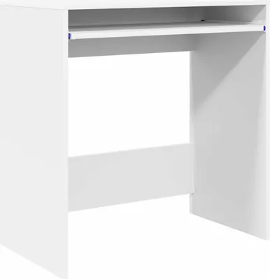 Obrázek produktu pro vidaXL Psací stůl s úložným prostorem Bílý 77,5 x 43 x 79 cm Materiál na bázi dřeva