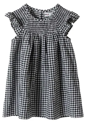 Image de Minoti - Robe pour fille, gris fumé, volants MN311 (68) (gris)