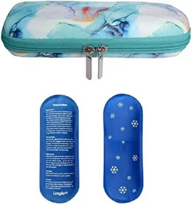 Produktbild von Famanu Insulinkühltasche - Medizintasche für Diabetes - Marmorgrün