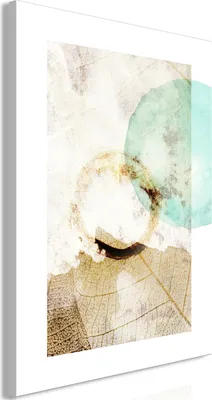 Produktbild von Vliesstoff Leinwandbild - Beginning of Growth (1 Part) Vertical 80x120 cm Abstrakt a-A-0617-b-a