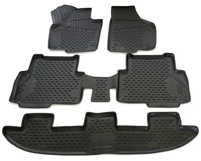 Gummi Fußmatten Set für Seat Alhambra + VW Sharan 7N, Bj. 2017-, 4-teilig