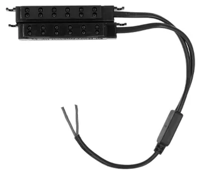 Produktbild von hoftronic LED-Verteiler 12V 12 Anschlüsse Schwarz IP20