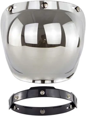 Image de Casque de moto avec visière bombée et fonction Bubble Shift
