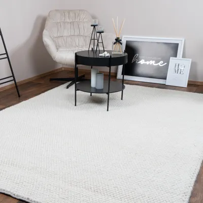Produktbild von CONSILIO CONCEPT 200 x 290 Teppich Wohnzimmer Elfenbein Wolle Wooly modern Designer Natur Melange dezent Matt luxus weich