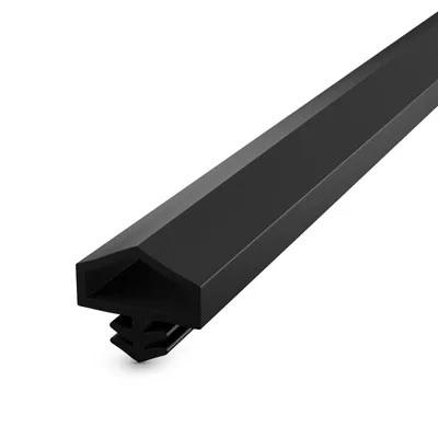 Produktbild von DQ-PP Türdichtung | Schwarz | 30 Meter | TPE Gummi | Falzbreite: 12mm Nutbreite: 4mm | Zimmertürdichtung Gummidichtug Dichtband Zarge Zargendichtung