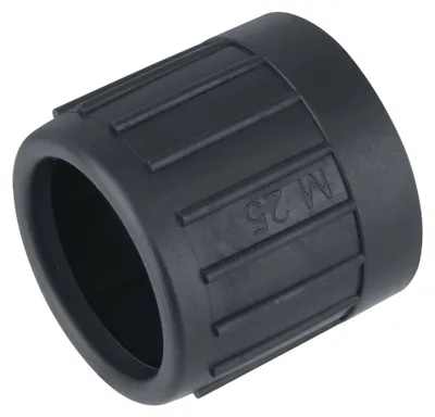 Productafbeelding van Frankische E-Ku-E 20 zwart, UV-bestendige kabeluiteinde, type Ku, met schroefdraad M20, artikelnummer 25996020