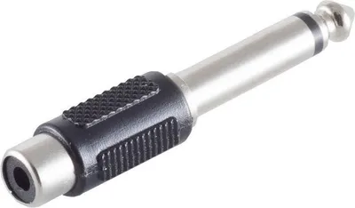 Productafbeelding van Audio-adapter: Cinch-aansluiting > 6,35 mm mono-klinkstekker