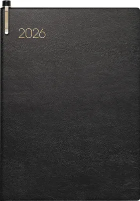 Produktbild von 2026 Brunnen Taschenkalender 731 A6 sw 4061947142853