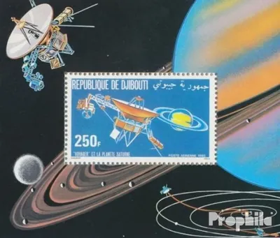 Produktbild von Briefmarken Dschibuti 1981 Mi Block29A (kompl.Ausg.) postfrisch Raumfahrt