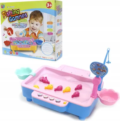 Produktbild von Angelspiel Kinder Musik Fische Angeln Geschicklichkeitsspiel Soundeffekte Spaß