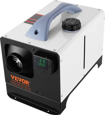 Produktbild von Diesel-Luftheizung für Autos, Komplettset, 5-8 kW, mit Fernbedienung und LCD-Display – Weiß