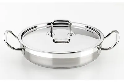 Produktbild von BRA Profesional | Drehspieß mit Deckel, 30 cm, Edelstahl 18/10