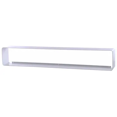Obrázok produktu pre DESIGN DVD WALL REGAL CUBE L | 120cm kovová retro polica na cca 110DVD | farba: biela