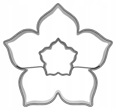 Produktbild von EkoForemki Blumen-Ausstecher Rose mit Loch für Kekse
