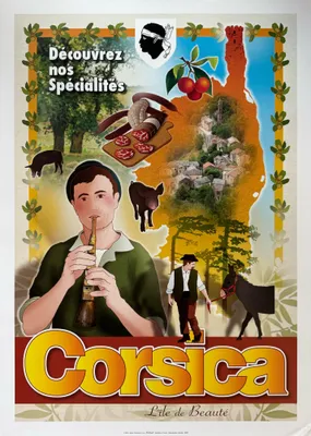 Obrázok produktu pre Korsika – Špeciality – plagát 50 x 70 cm