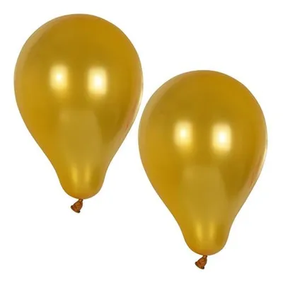 Produktbild von Papstar Luftballons, gold Ø 25 cm, 120 Stück