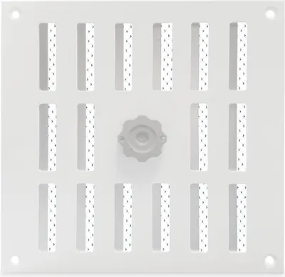 Produktbild von GAVO - Weißes Aluminium Schiebegitter - 195x195mm