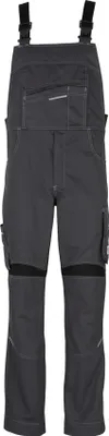 Produktbild von beb HANDWERK Herren Latzhose FLEX Polyestermix Grau/Schwarz 114