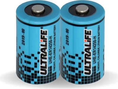 Produktbild von 2x Ultralife Lithium 3,6V Batterie LS 14250 - 1/2 AA - UHE-ER14250 Li-SOCl2