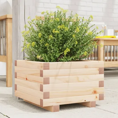Zdjęcie produktu dla Maison Exclusive – donica 40 x 40 x 26,5 cm, lite drewno sosnowe