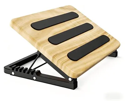 Image de Repose-pieds ergonomique et réglable pour le bureau et la maison