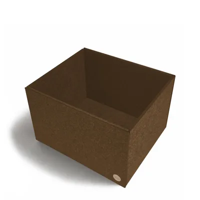 Produktbild von Aufbewahrungsbox CLEAN Filz 29 x 34 x 22 cm ohne Deckel in hellbraun meliert
