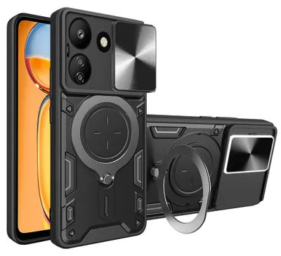 Obrázek produktu pro Techsuit CamGuard Pro Zadní kryt pouzdra pro Xiaomi Redmi 13C 4G/Xiaomi Poco C65 - Black