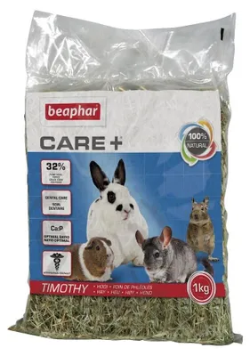 Produktbild von Beaphar Timothy, Heu, 1 kg, Chinchilla, Degu, Meerschweinchen, Kaninchen, Tasche