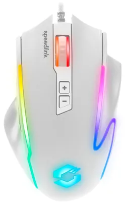 Image de Speedlink SL-680024-WT Speedlink Gaming Maus DECUS, 12800 DPI, USB, weiß retail