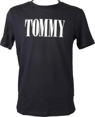 Obrázek produktu pro Pánské tričko TH TOMMY HILFIGER s krátkým rukávem a výstřihem z čisté bavlny s potiskem UM0UM02534 CREW NECK TEE, DW5 Desert sky, S, 100% bavlna