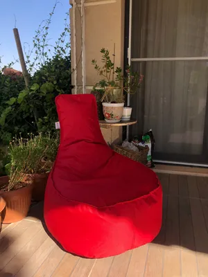 Immagine prodotto di Hanah Home, Aktif - Red, pouf, rosso, 60 x 30 x 70 cm