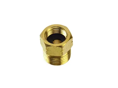 Obrázok produktu pre Adaptér na prestavbu medzi malými a veľkými propán-butánovými plynovými fľašami 3/8" ľavá (ľavá) x 21,8" x 1/14" dlhá (vonkajší závit) - 1 ks