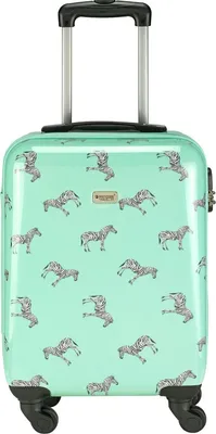 Obrázok produktu pre Kolekcia Princess Traveller Trendy Animal – Zebra – Mätová – 56 cm